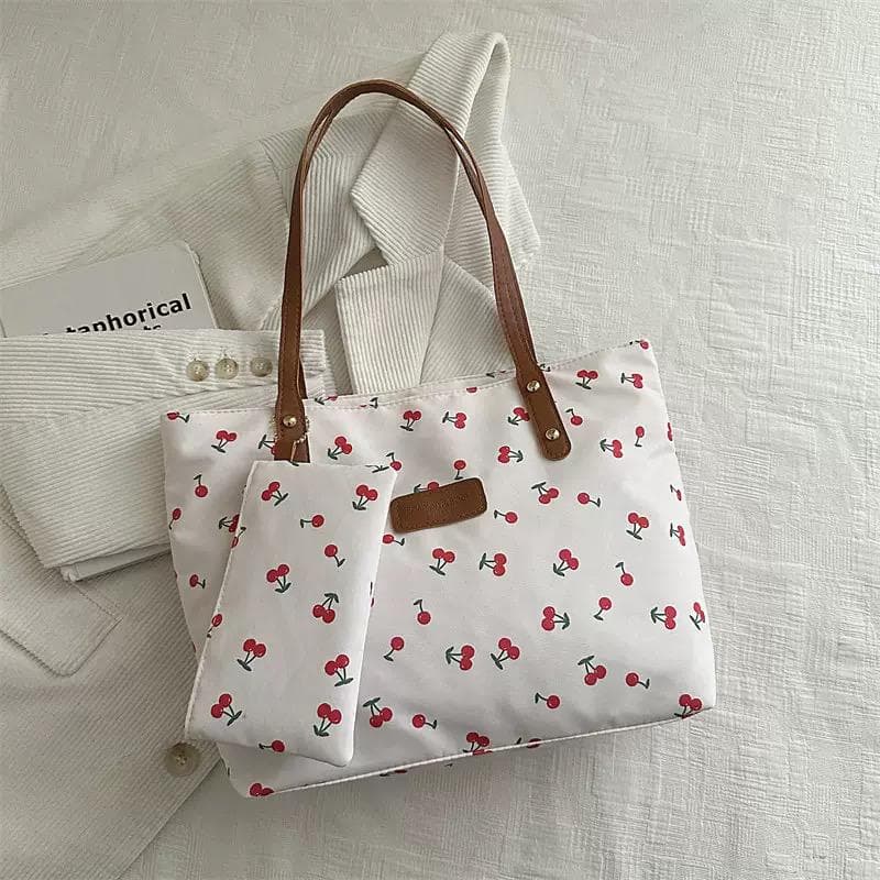 Cherry bag with extra wallet - Image 1