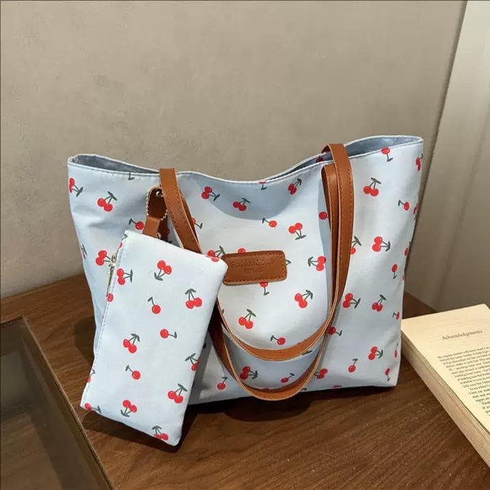 Cherry bag with extra wallet - Image 3
