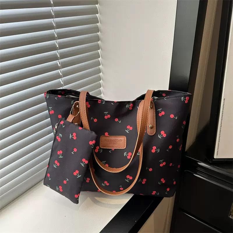 Cherry bag with extra wallet - Image 4