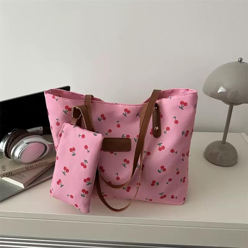Cherry bag with extra wallet - Image 8