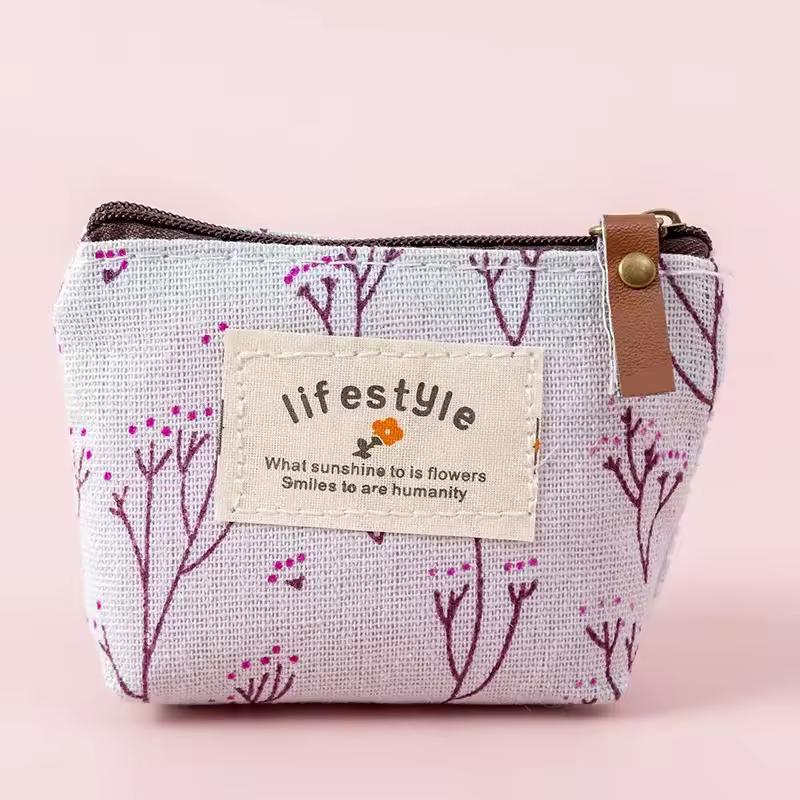 Chic Floral Coin Purse - Image 8
