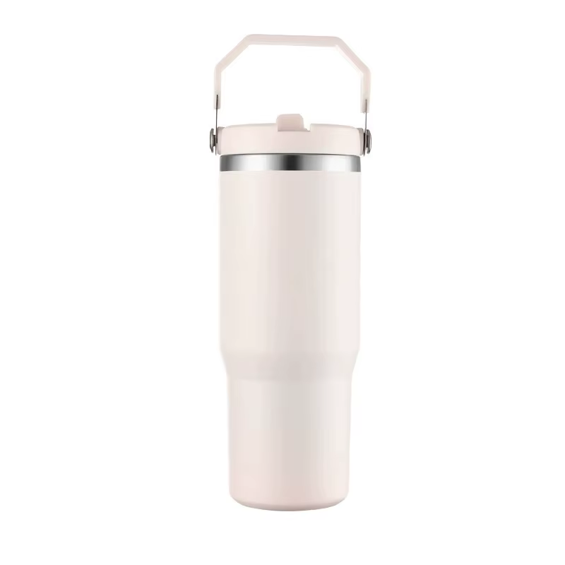 Premium 900ml Stainless Steel Vacuum Insulated Tumbler with Straw, Handle & Leak-Proof Lid - Image 7