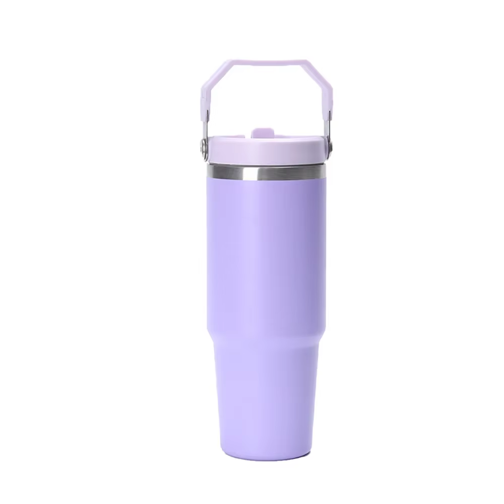 Premium 900ml Stainless Steel Vacuum Insulated Tumbler with Straw, Handle & Leak-Proof Lid - Image 10