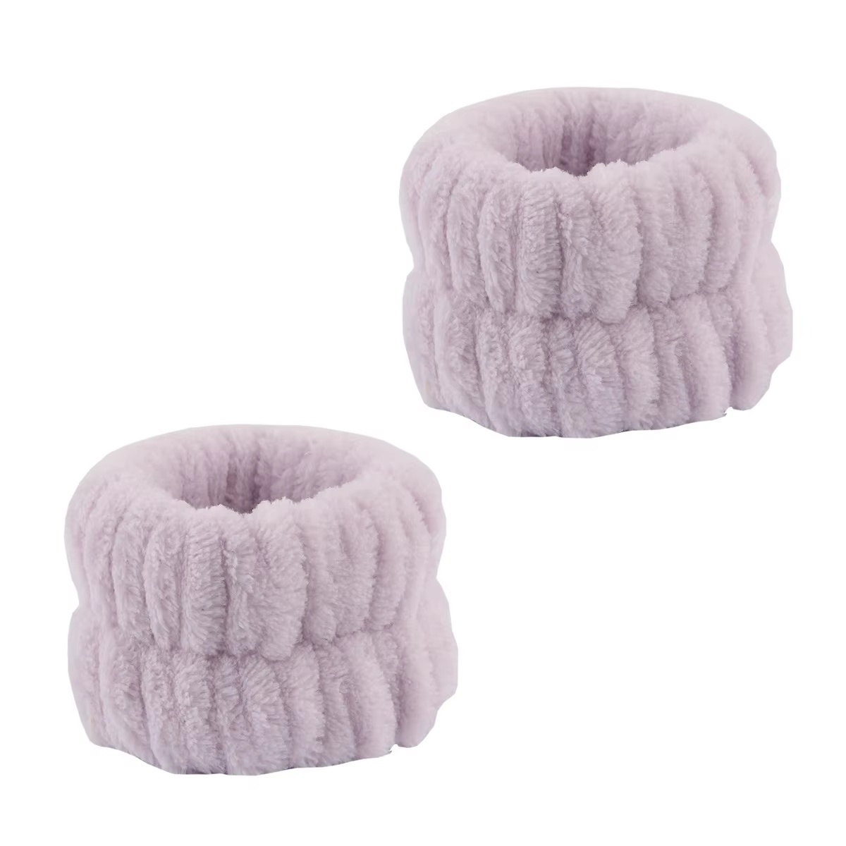 Luxurious Coral Fleece Skincare Headband & Wristband Set for Face Washing & Spa Rituals - Image 20