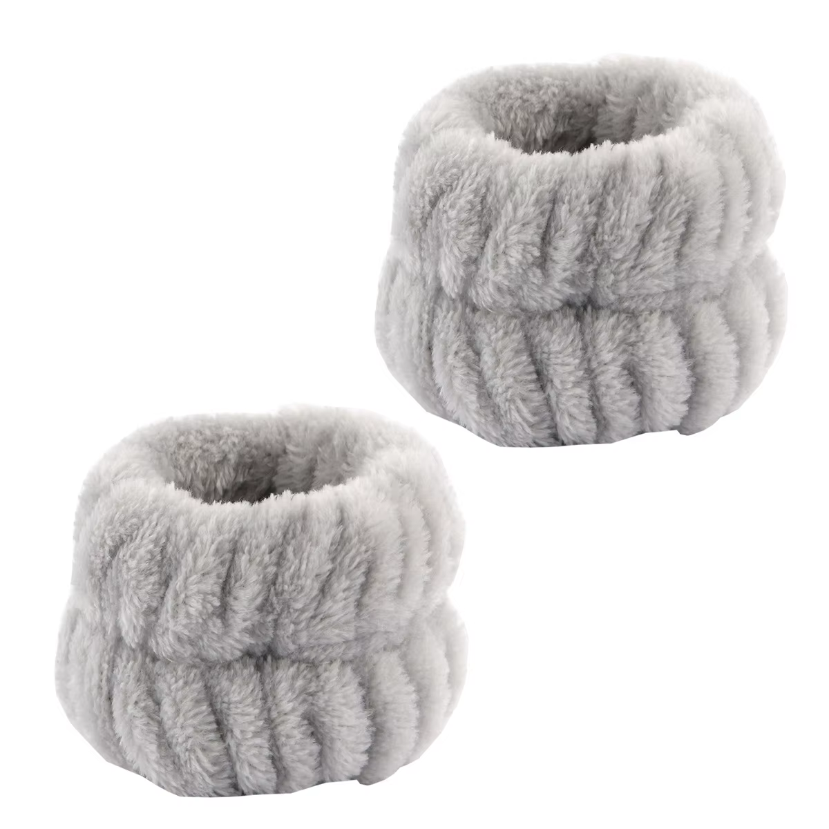 Luxurious Coral Fleece Skincare Headband & Wristband Set for Face Washing & Spa Rituals - Image 22