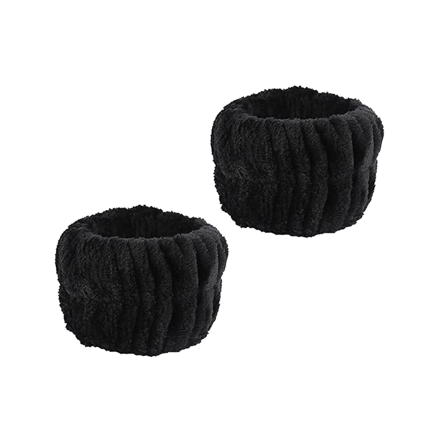 Luxurious Coral Fleece Skincare Headband & Wristband Set for Face Washing & Spa Rituals - Image 25